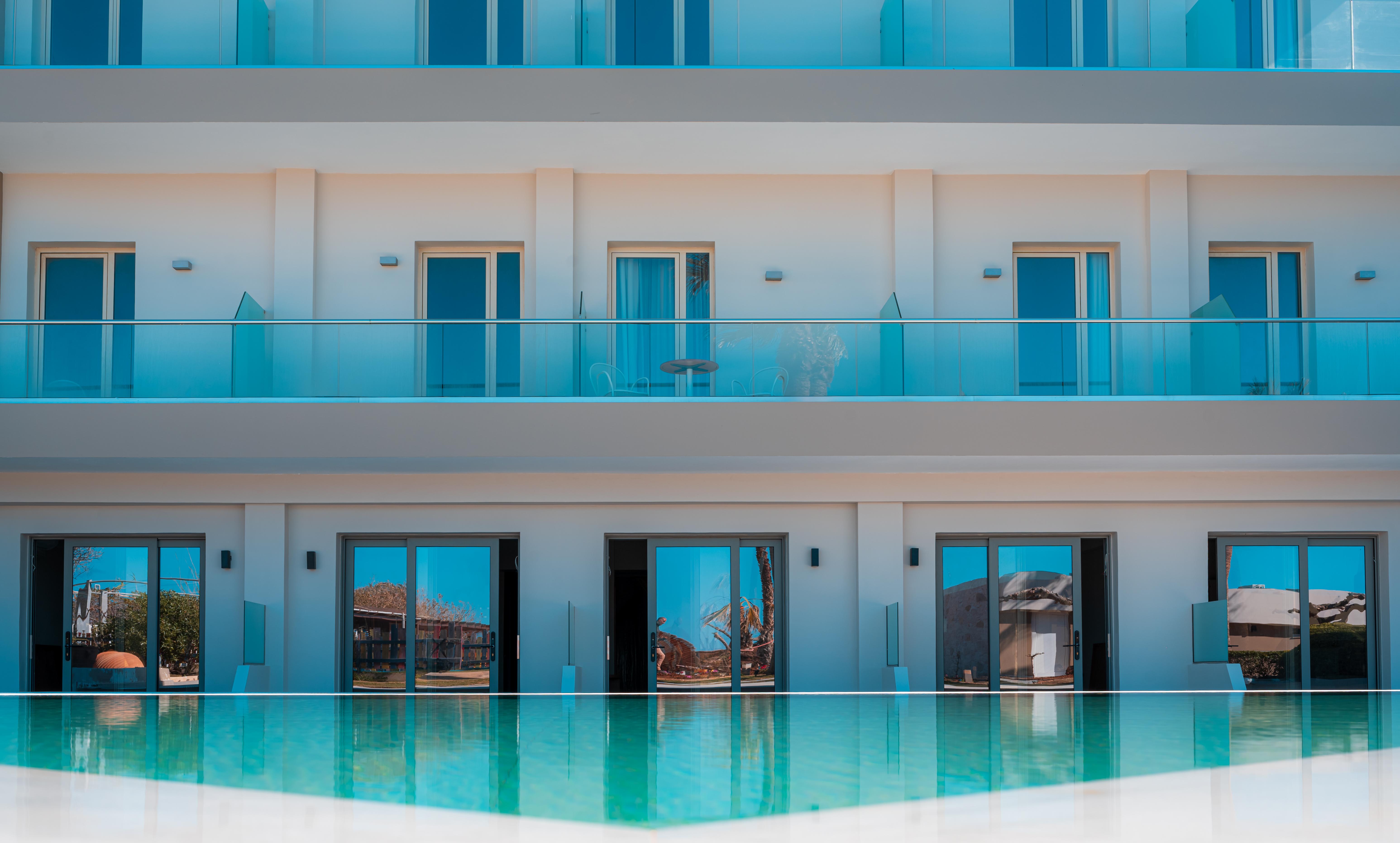 Malia Bay Beach Hotel & Bungalows Exterior foto
