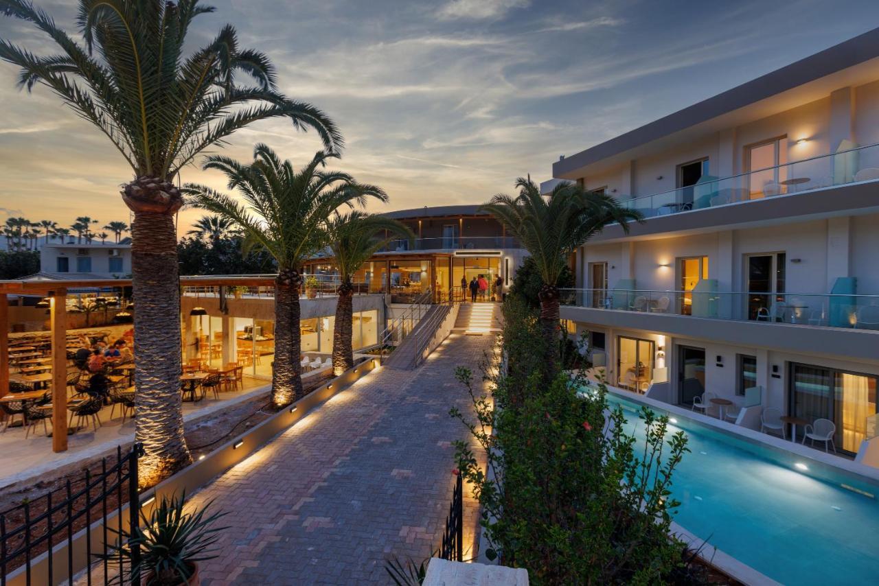 Malia Bay Beach Hotel & Bungalows Exterior foto
