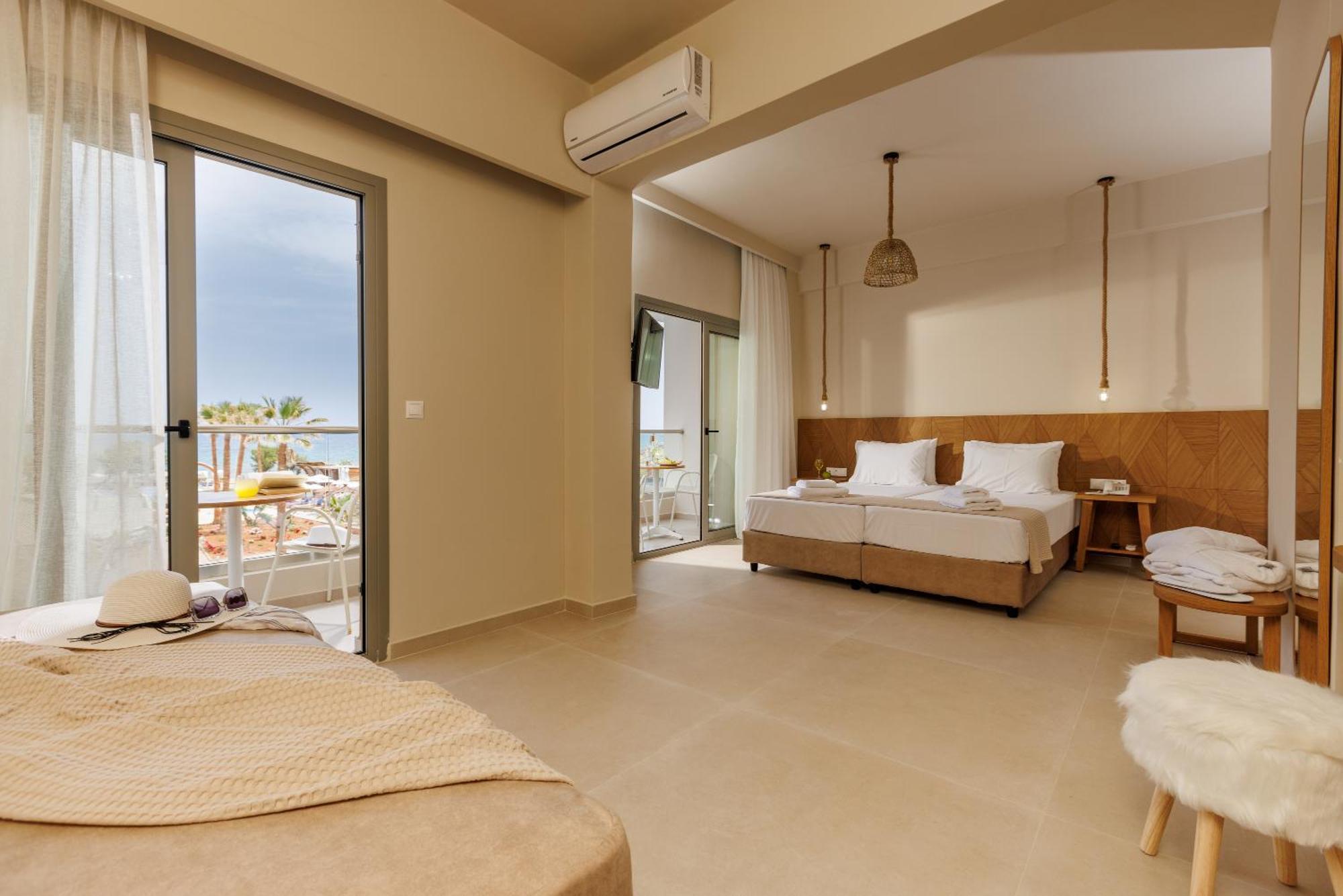 Malia Bay Beach Hotel & Bungalows Exterior foto