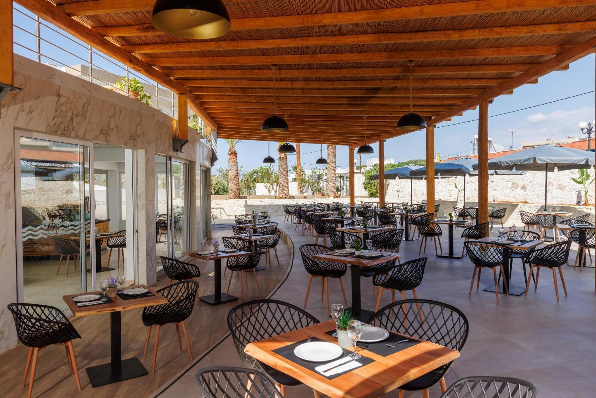 Malia Bay Beach Hotel & Bungalows Exterior foto