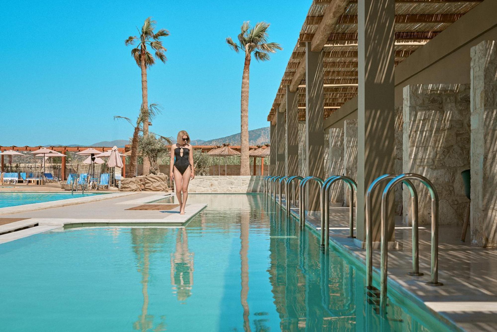 Malia Bay Beach Hotel & Bungalows Exterior foto