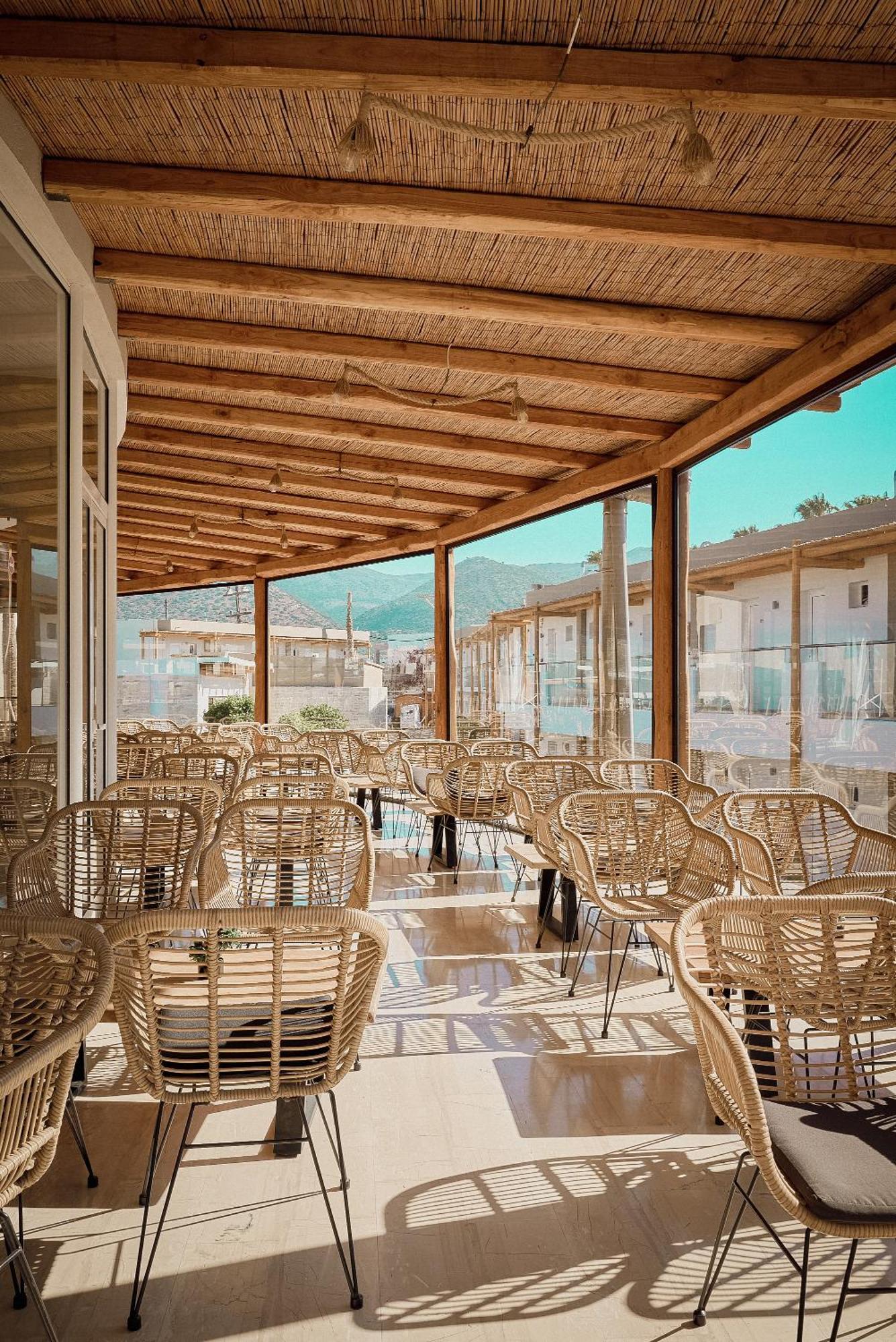Malia Bay Beach Hotel & Bungalows Exterior foto